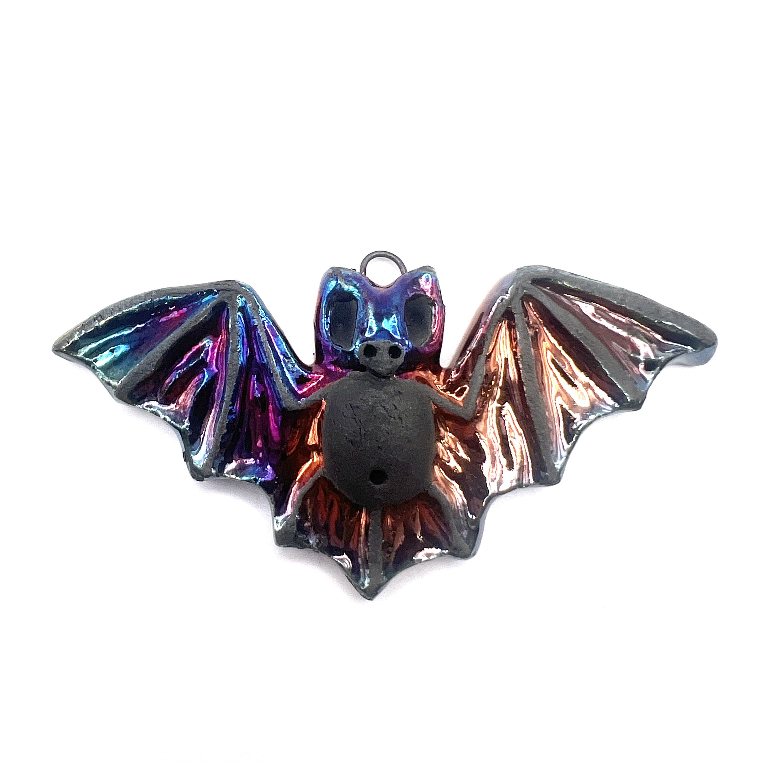 Raku Bird Bird with Legs Ceramic Pendant Raku Jewelry